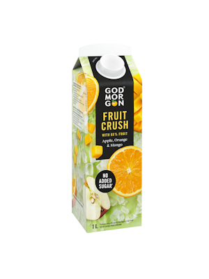 God Morgon Fruit Crush mehujuoma 1l appelsiini-mango