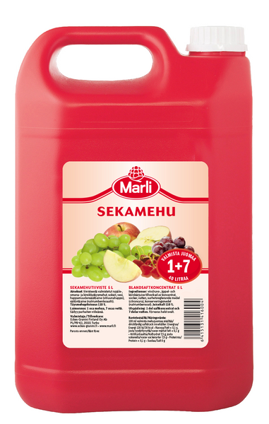 Marli Sekamehujuomatiiviste sokeroitu 110% 1+7 5l