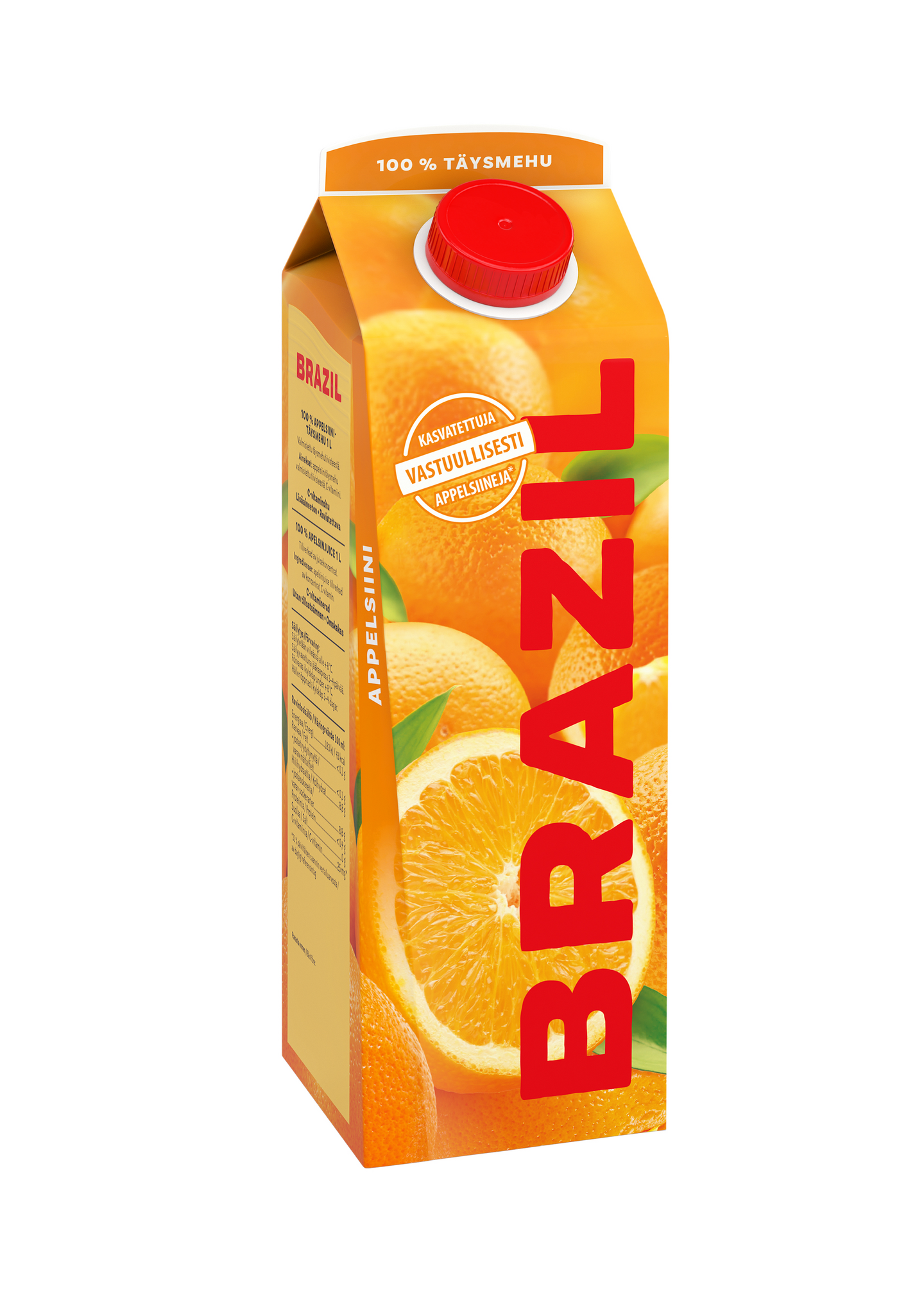 Brazil appelsiinitäysmehu 100% 1l