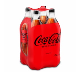 Coca-Cola Zero 1,5l 4-pack virvoitusjuoma - Ruoan hinta