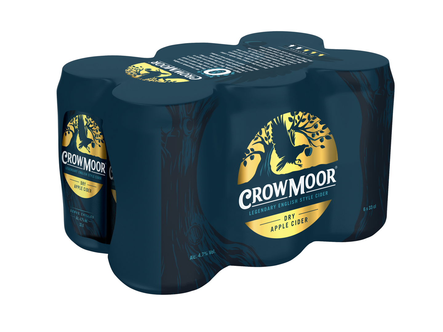 Crowmoor Dry Apple4,7% 0,33l tlk 6-p dol PUOLILAVA