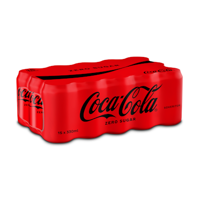 Coca-Cola Zero 0,33l 15-pack virvoitusjuoma