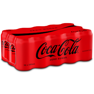 Coca-Cola Zero 0,33l 15-pack virvoitusjuoma