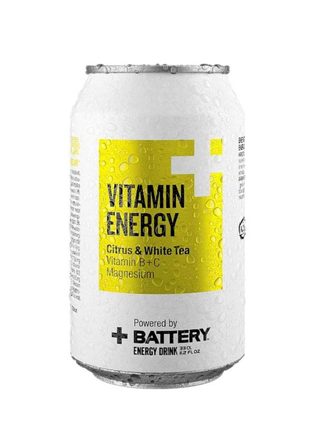 Battery Vitamin Energy Citrus & White Tea 0,33l | K-Ruoka Verkkokauppa