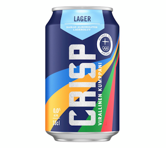 Crisp 0% Vaalea Lager 0,33l