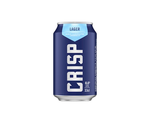 Crisp 0% Vaalea Lager 0,33l