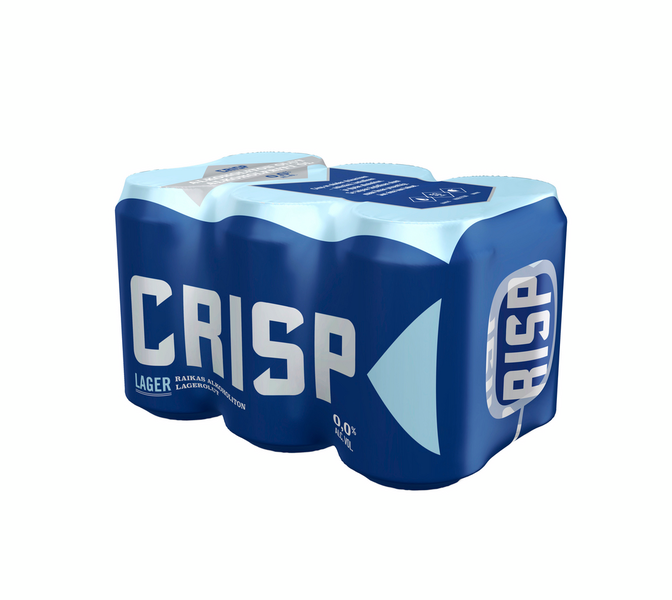 Crisp 0% Vaalea lager 0,33l 6-pack