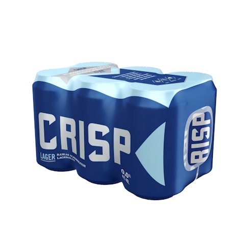 Crisp 0% Vaalea lager 0,33l 6-pack