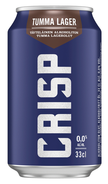 Crisp 0% Tumma Lager 0,33l