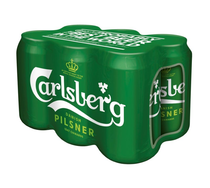 Carlsberg 5% 0,33L tlk 6-pack