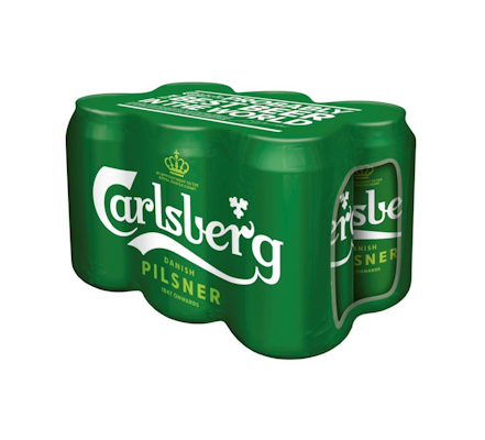 Carlsberg 5% 0,33L tlk 6-pack