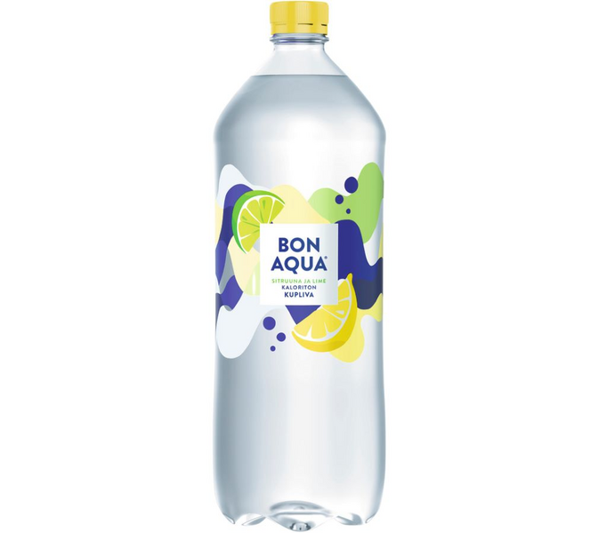 Bonaqua sitruuna-lime 1,5l kivennäisvesi