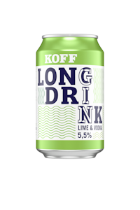 Koff Lime Long Drink 5,5% 0,33l tlk