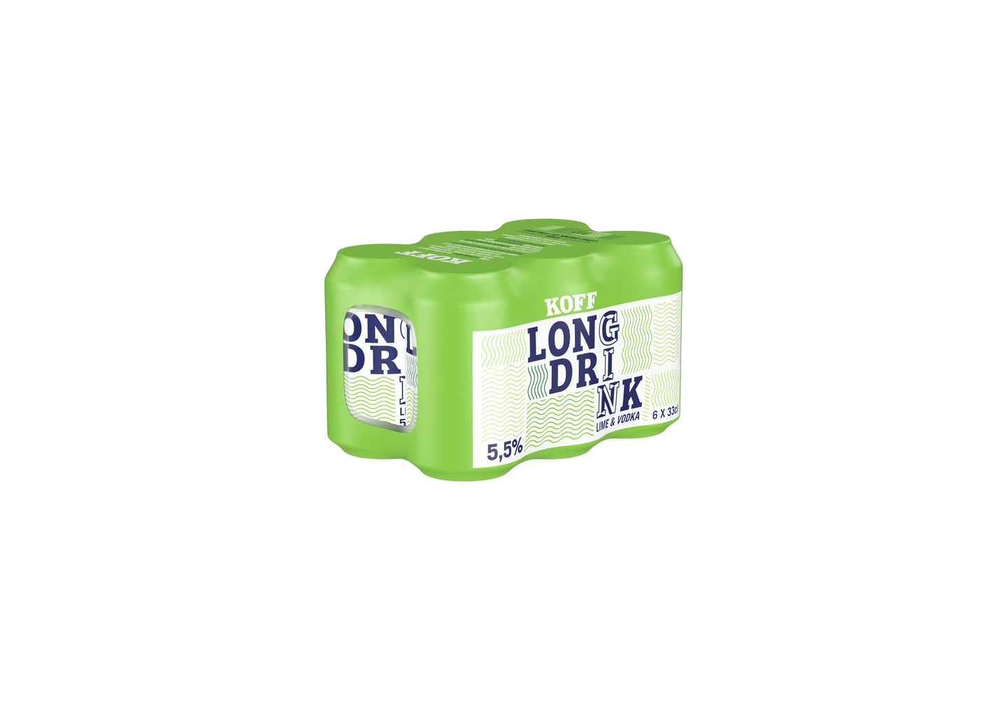 Koff Lime Long Drink 5,5% 0,33l tlk 6-pack
