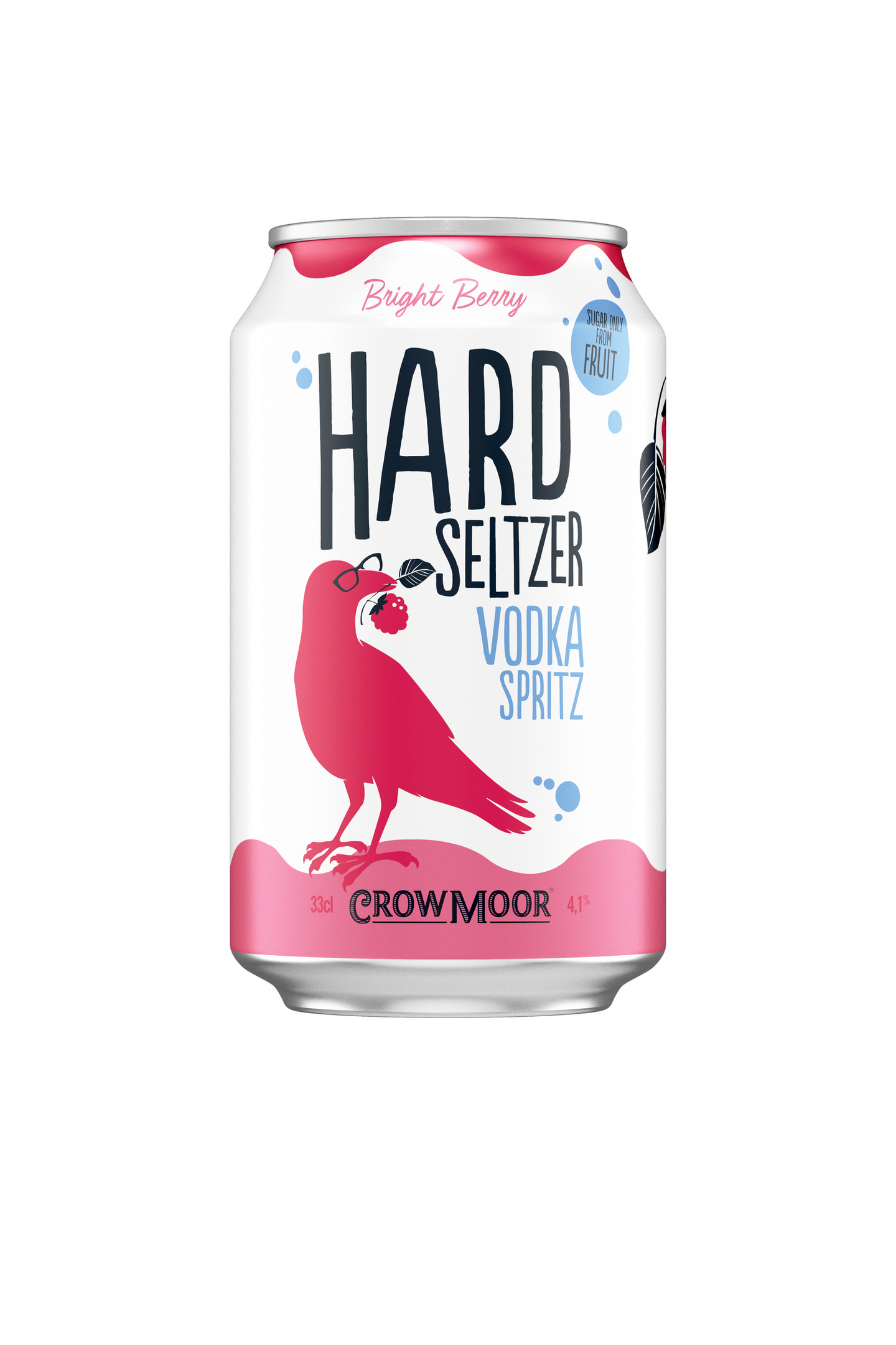 Crowmoor Hard Seltzer Bright Berry 4,1% 0,33l