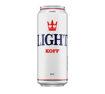 Koff Light Lager gluteeniton olut 3,5% 0,5l