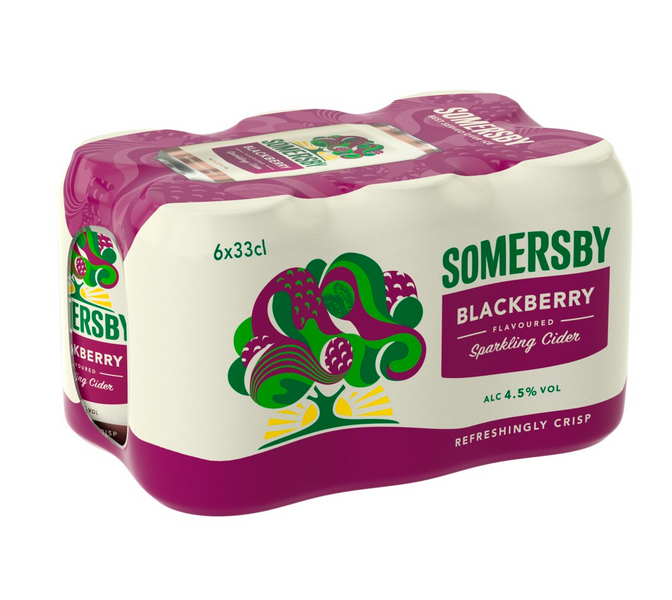 Somersby Blackberry siideri 4,5% 0,33l 6-pack