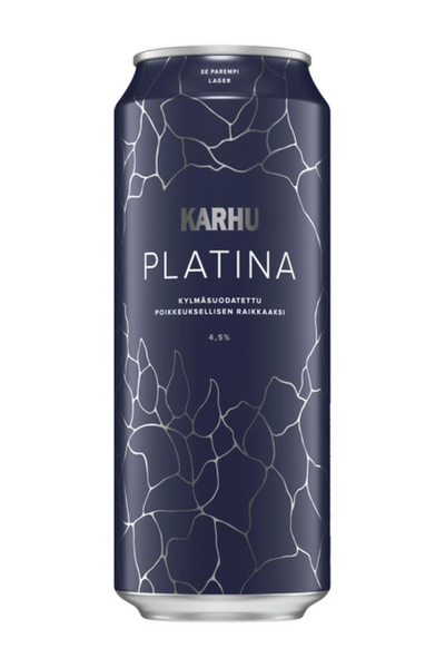 Karhu Platina olut 4,5% 0,5l