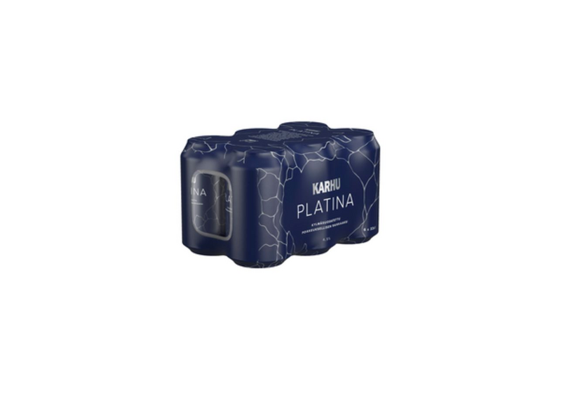 Karhu Platina olut 4,5% 0,33l 6-pack DOLLY