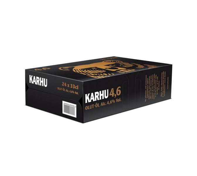 Karhu olut 4,6% 0,33l 24-pack