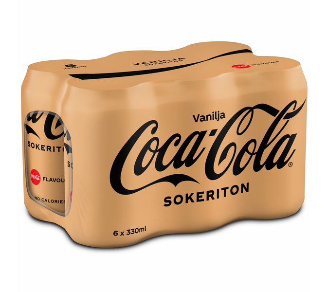 Coca-Cola Zero Vanilja 0,33l 6-pack
