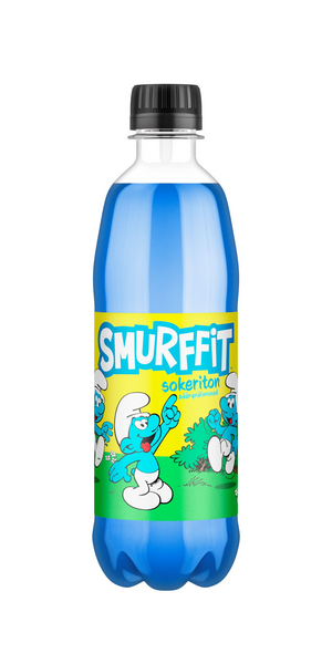 Smurffit päärynän makuinen sokeriton virvoitusjuoma 0,5l