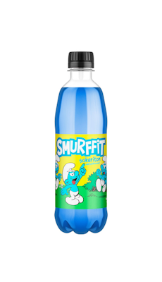 Smurffit päärynän makuinen sokeriton virvoitusjuoma 0,5l
