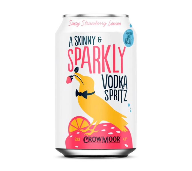 Crowmoor Vodka Spritz Strawberry Lemon 4,1% 0,33l