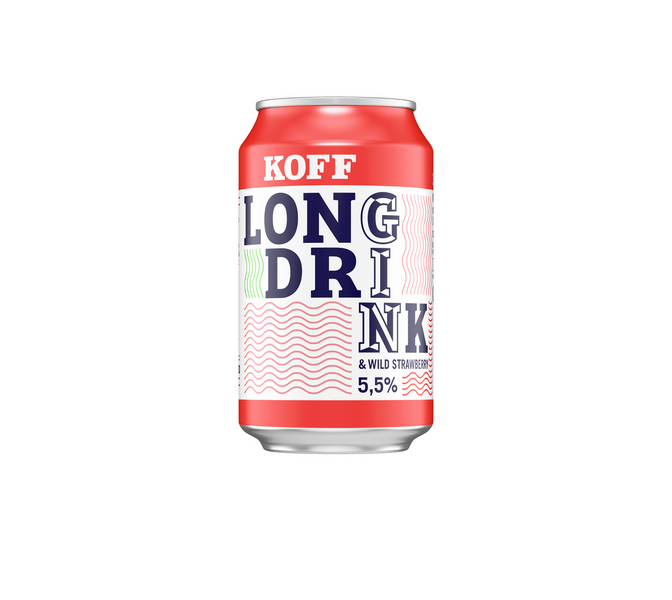 Koff Wild Strawberry Gin Long Drink 5,5% 0,33l