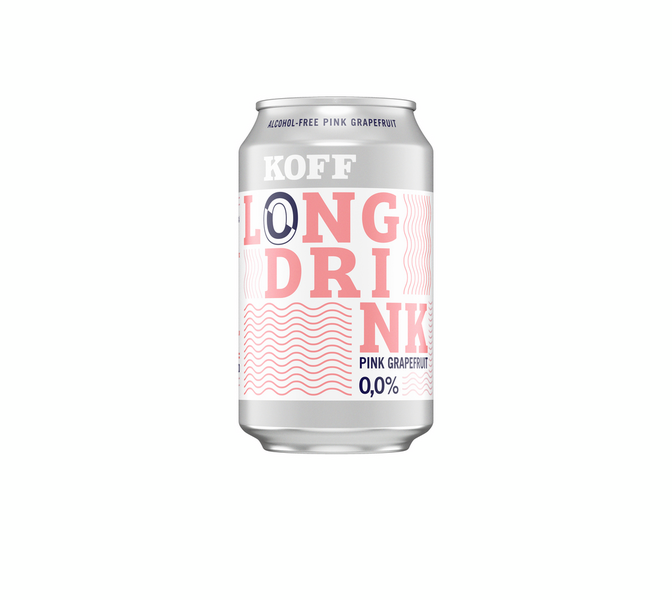 Koff Long Drink Pink Grapefruit 0% 0,33l