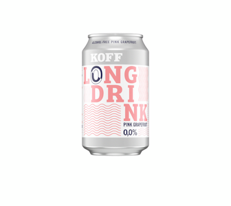 Koff Long Drink Pink Grapefruit 0% 0,33l