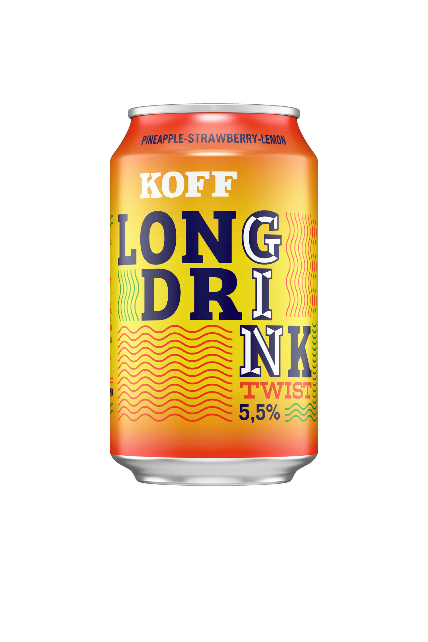 Koff Twist Pineapple Strawberry Lemon Long Drink 5,5% 0,33l