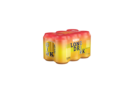 Koff Twist Pineapple Strawberry Lemon Gin Long Drink 5,5% 0,33l 6-pack DOLLY