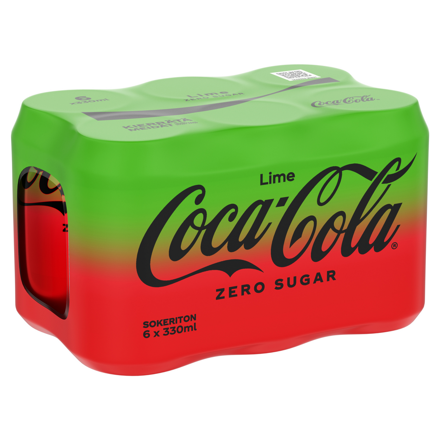 Coca-Cola Zero Sugar Lime virvoitusjuoma 0,33l 6-pack