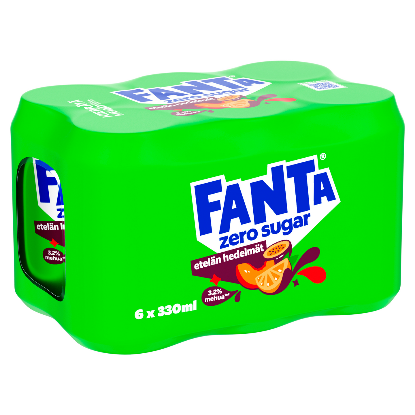 Fanta Etelän Hedelmät Zero virvoitusjuoma 0,33l 6-pack