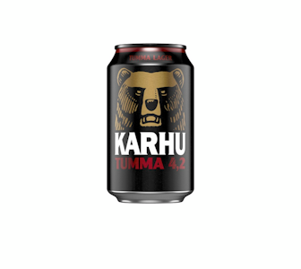 Karhu Tumma Lager olut 4,2 0,33l