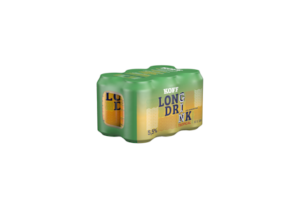 Koff Long Drink Tropical Lime Mandarin Kiwi long drink 5,5% 0,33l 6-pack