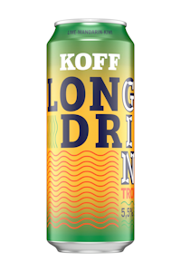 Koff Long Drink Tropical Lime-Mandarin-Kiwi long drink 5,5 %