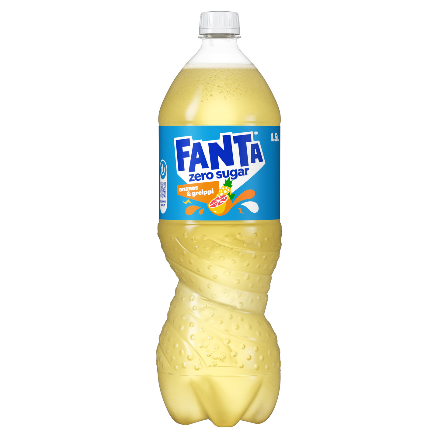 Fanta Zero Ananas-Greippi virvoitusjuoma 1,5l