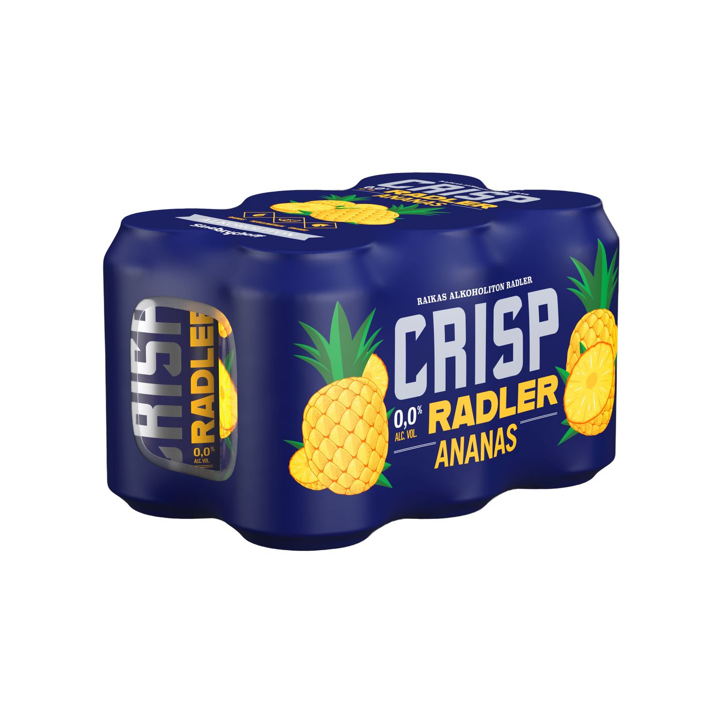 Crisp Radler Ananas olut 0% 0,33l 6-pack