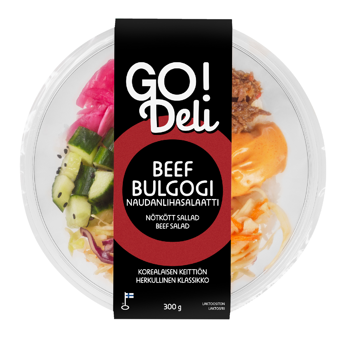 GO! Deli beef bulgogi naudanlihasalaatti 300g