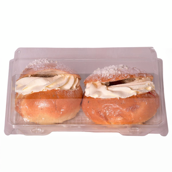 Laskiaispulla, mansikka 2 kpl, Heinosen