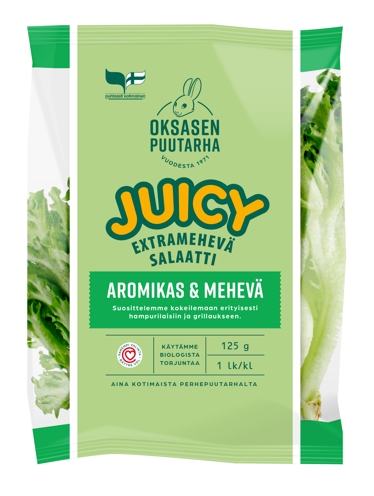 Juicy salaatti 125g Suomi