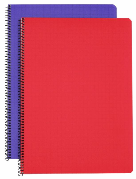 Herlitz muovikantinen kierrevihko A5/80