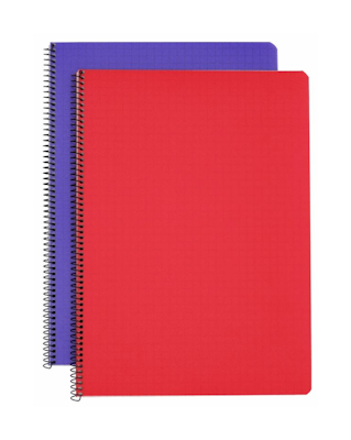 Herlitz muovikantinen kierrevihko A5/80