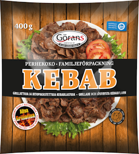 Görans grillattuja kebablastuja 400g perhekoko irtopakaste