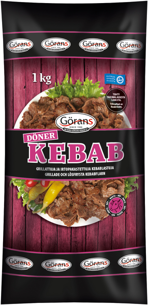 Görans döner grillatut kebablastut 1kg pakaste