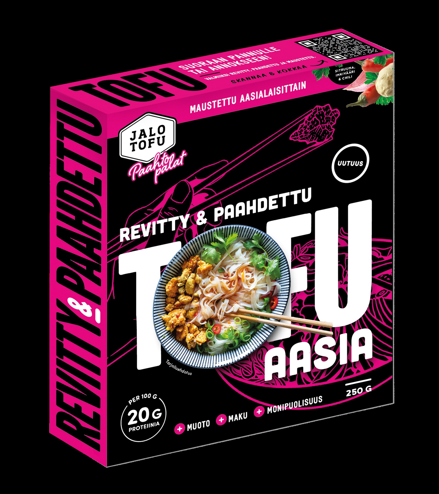 Jalotofu paahtopala 250g Aasia luomu