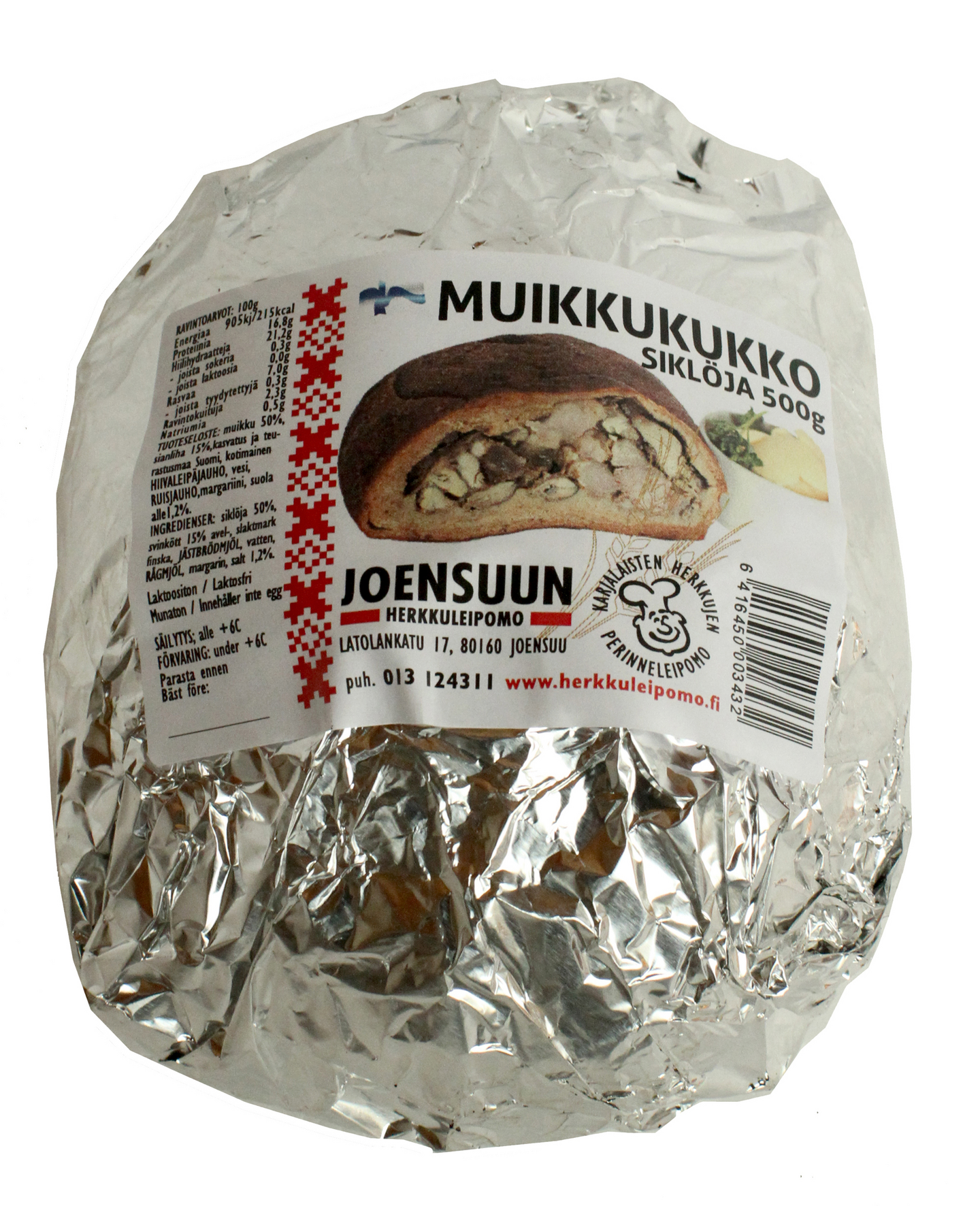 Joensuun Herkkuleipomo Muikkukukko 500g