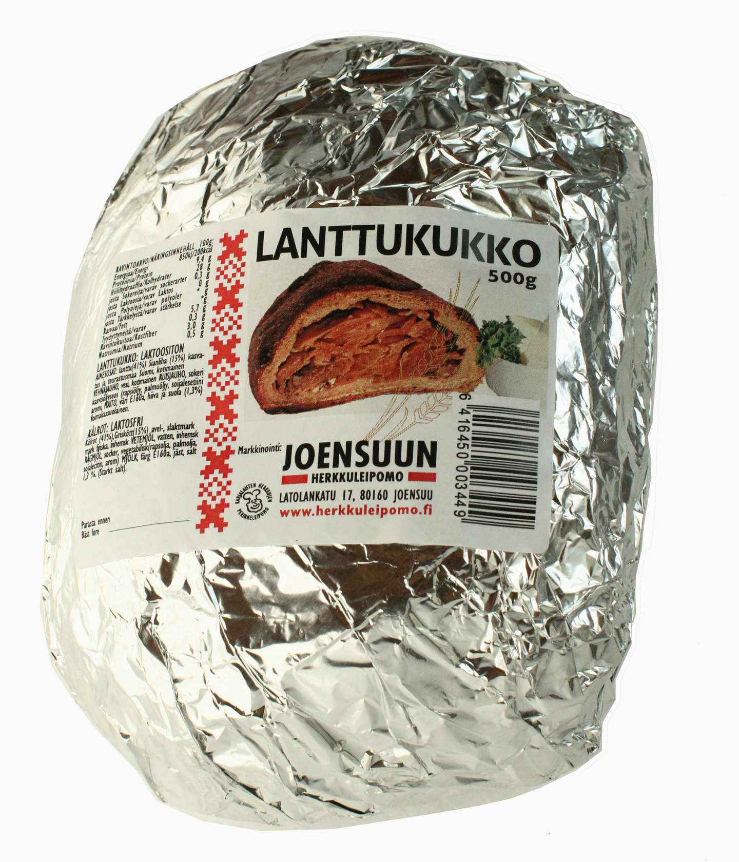 Joensuun Herkkuleipomo Lanttukukko 500g